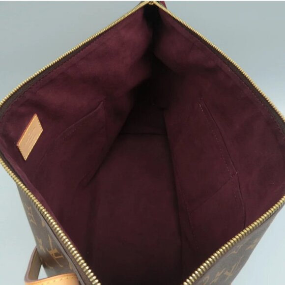 100% Authentic Louis Vuitton Brown Monogram Canvas Shoulder Bag - Picture 10 of 13